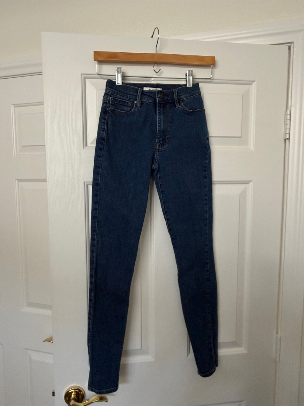PacSun Dark Blue High-Rise Skinny Jeans